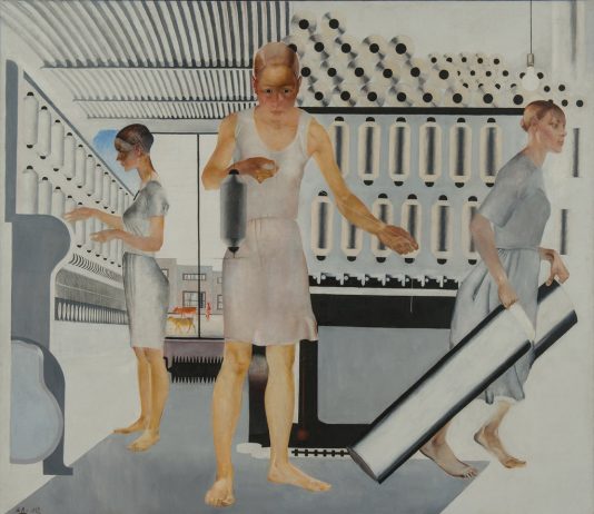 exibart.artworld: il giro del mondo dell’arte in sei notizie Textile Workers è una delle opere di Aleksander Deineka in mostra a San Pietroburgo. Ne parliamo nella selezione di notizie dal mondo di exibart.artworld (Courtesy: State Russian Museum)