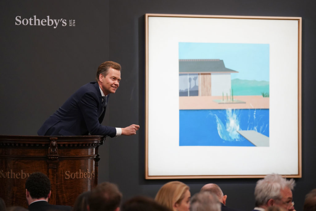 Sotheby's Contemporary Art Evening Auction sotheby's Hockney