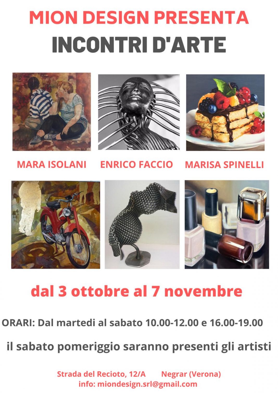 Mara Isolani / Enrico Faccio / Marisa Spinelli – Incontri d’Artehttps://www.exibart.com/repository/media/2020/02/locandina-ottobre-1068x1511.jpg