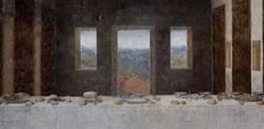Il mondo della cultura chiude, per virus L'Ultima Cena di Leonardo da Vinci in un meme sul coronavirus che circola in rete