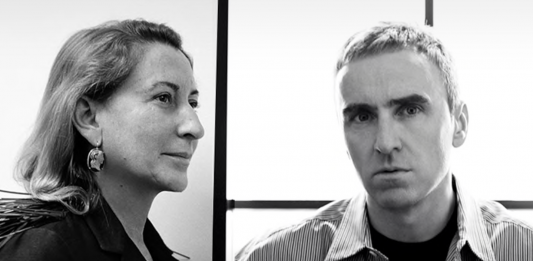 Prada veste Simons. E viceversa. Annunciata la nuova co-direzione Miuccia Prada e Raf Simons