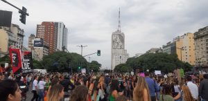 Manifestazione femminista a Buenos Aires, 9 marzo 2020