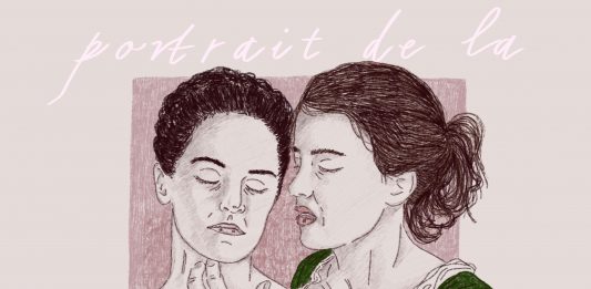 exibart.talks: Intervista a disegniniesterini Uno dei lavori di disegniniesterini ispirato al cinema. Qui Portrait de la jeune fille en fue (Courtesy of the artist)