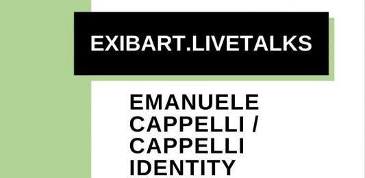 EXIBART.LIVETALKS. Lunedì 6 aprile: Emanuele Cappelli / Cappelli Identity Design