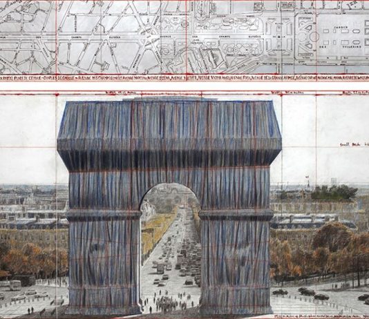 L’Arco di Trionfo di Parigi “impacchettato” da Christo slitta al 2021 Christo Parigi 2021