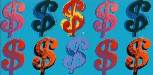 Covid-19: vademecum in soccorso di artisti e galleristi Andy Warhol, Dollar signs