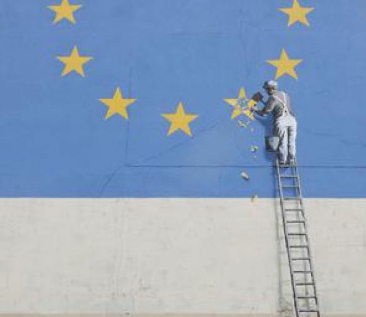 L’Europa dopo il Covid-19 Il murale di Banksy dedicato all'Europa