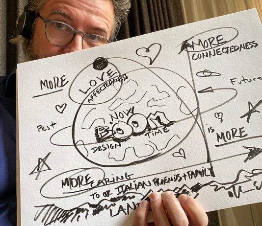 Designboom e Olafur Eliasson dedicano un disegno di speranza all’Italia