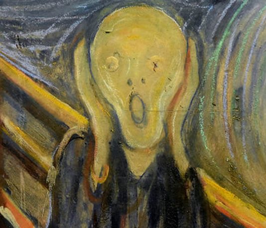 Covid-19: il vademecum dell’Art Team di Nctm (II parte) Edvard Munch, L'urlo, 1893. Olio, tempera, pastello su cartone, 91×73,5 cm, Galleria Nazionale, Oslo