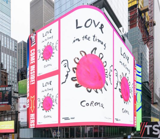 exibart.artworld: il giro del mondo dell’arte in sei notizie Maira Kalmana è una delle artiste che partecipa alla iniziativa "Message for the City". Questa e molte altre tra le notizie dal mondo dell'arte di questa settimana per exibart.artworld. (Photo by Ian Douglas courtesy of Times Square Arts)