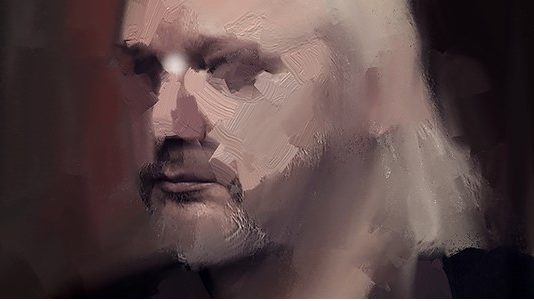 Condizione Assange. Quaranta ritratti di Miltos Manetas