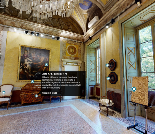 Un tour virtuale a Palazzo Crivelli, dentro l’asta de Il Ponte Il Ponte virtual tour