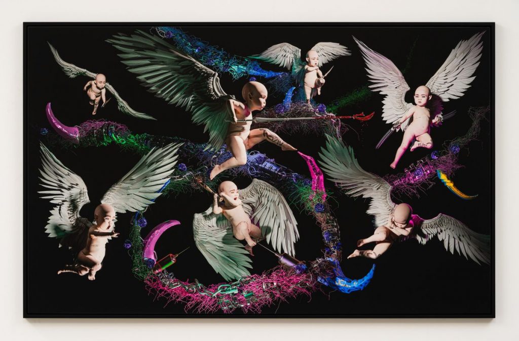 Un'opera di Grimes per la sua mostra online