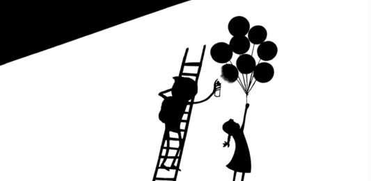 Banksy raccontato ai bambini: intervista a Fausto Gilberti Banksy secondo Fausto Gilberti (Courtesy: Corraini)