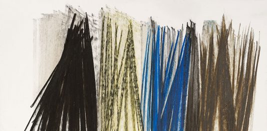 Il Ponte Casa d’Aste segna un nuovo successo e triplica la riserva Lotto 231, HANS HARTUNG (Lipsia 1904 - Antibes 1989) "Senza titolo" 1961 pastelli a cera su carton baryté (in cornice originale), cm 49x64. Venduto € 92.500