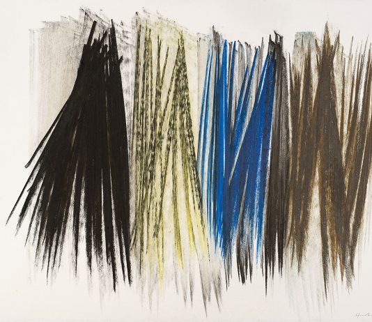 Il Ponte Casa d’Aste segna un nuovo successo e triplica la riserva Lotto 231, HANS HARTUNG (Lipsia 1904 - Antibes 1989) "Senza titolo" 1961 pastelli a cera su carton baryté (in cornice originale), cm 49x64. Venduto € 92.500