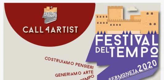 FESTIVAL DEL TEMPO Bando Internazionale Residenze – Installazioni site specific Scadenza candidature 7 agosto 2020. Concorso Internazionale – Arti Visive e Plastiche Scadenza candidature 16 agosto 2020