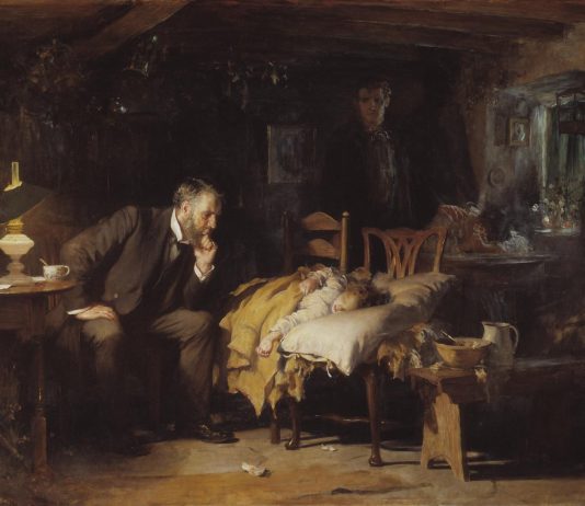 Aperto il corso di medicina per fare diagnosi analizzando le opere d’arte Luke Fildes, The Doctor, 1891