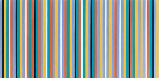 Svelato il catalogo delle opere messe all’asta dalla British Airways L'opera di Bridget Riley in asta da Sotheby