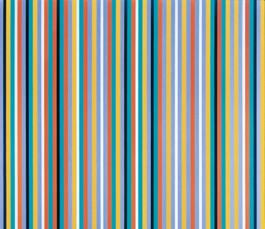 Svelato il catalogo delle opere messe all’asta dalla British Airways L'opera di Bridget Riley in asta da Sotheby