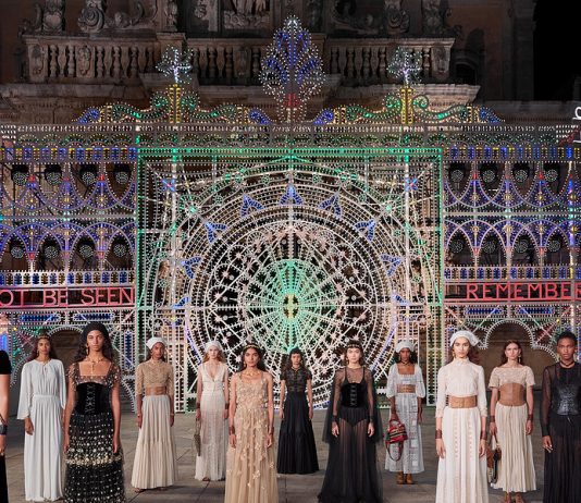 Dior sfila a Lecce e celebra il Salento con la nuova collezione e con Marinella Senatore