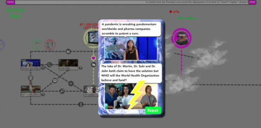 Screen Talk: come giocare al videogioco di Neïl Beloufa su pandemie e fake news