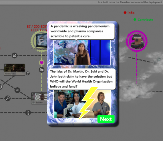 Screen Talk: come giocare al videogioco di Neïl Beloufa su pandemie e fake news