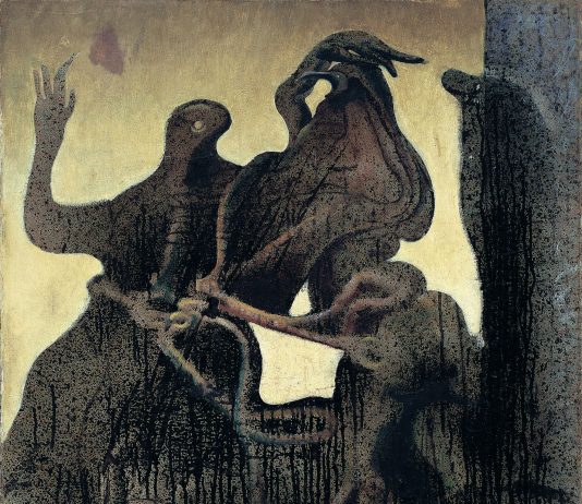 Max Ernst, Coppia zoomorfica, Collezione Peggy Guggenheim