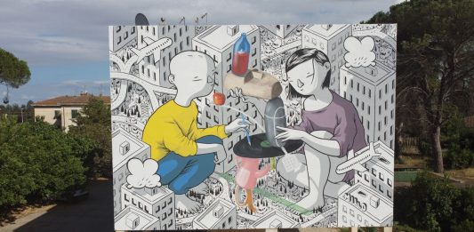 Nel paese della Street Art: a San Gavino, in Sardegna, il murales di Millo L'opera di Millo a San Gavino