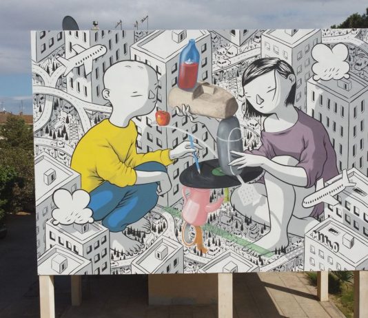 Nel paese della Street Art: a San Gavino, in Sardegna, il murales di Millo L'opera di Millo a San Gavino