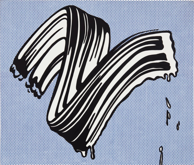Roy Lichtenstein, White Brushstroke I, battuto all'asta da Sotheby's lo scorso 29 giugno