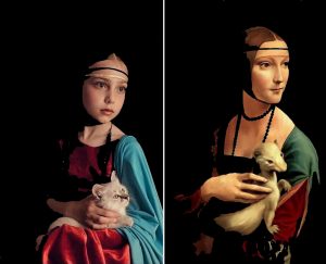 Scuola Primaria Nereto, Ludovica Di Pietro 3 A, La Dama con l'ermellino, Leonardo Da Vinci