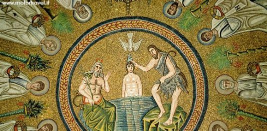 Senza santi né eroi, perché non istituire il battesimo culturale? Battesimo di Cristo, Battistero Neoniano, Ravenna