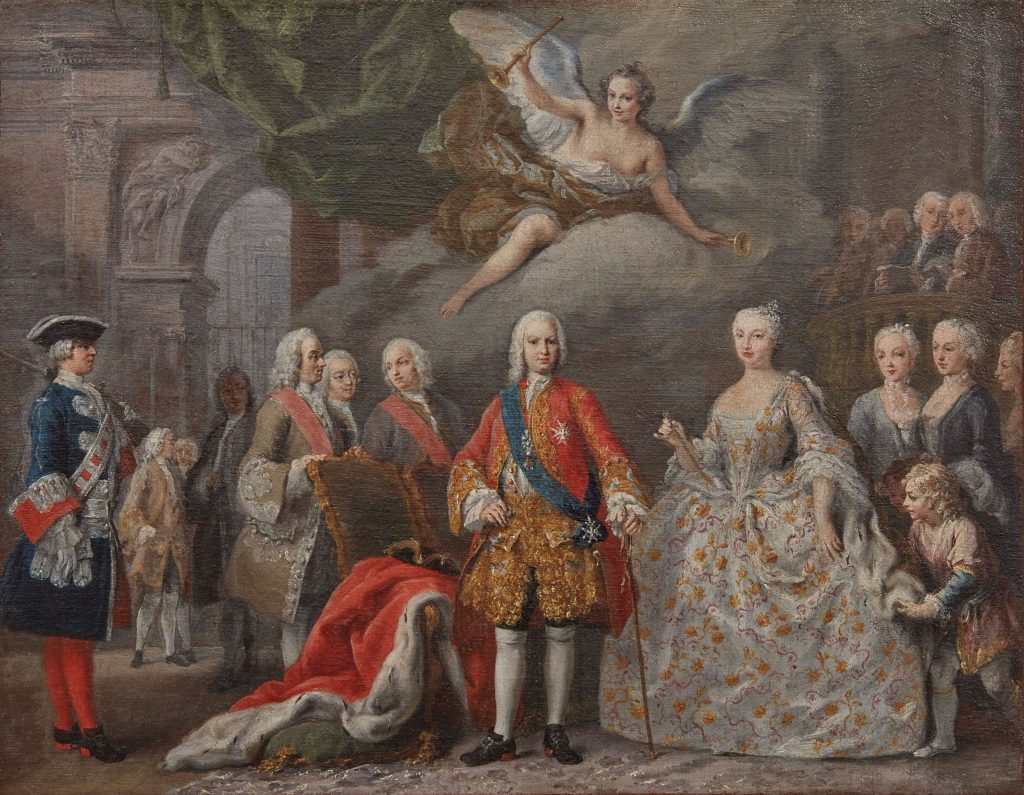 Jacopo Amigoni, Ritratto di Ferdinando VI di Borbone e Barbara di Braganza