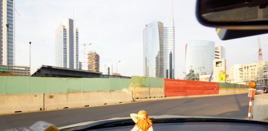 L’immagine dell’architettura: appuntamento con Paolo Rosselli, al Volvo Studio Opera di Paolo Rosselli esposta al Volvo Studio