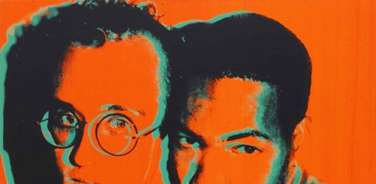 Dear Keith: la collezione personale di Haring all’asta Andy Warhol, Portrait of Keith Haring and Juan Dubose | Sotheby's