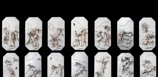 Lucio Fontana, La Via Crucis Bianca, Museo Diocesano Carlo Maria Martini