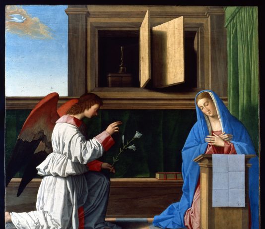 Vincenzo Catena, Annunciazione, Pinacoteca di Carpi L'Annunciazione di Vincenzo Catena, alla Pinacoteca di Carpi