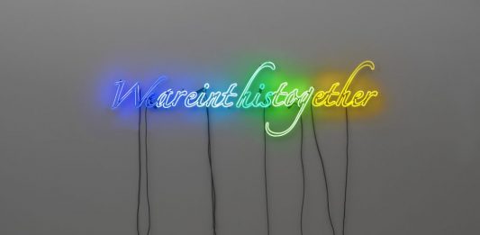 L’arte è più politica che mai: la raccolta fondi di Zwirner a favore del candidato Joe Biden Tavares Strachan, We Are in This Together (Multi), 2019. Photo courtesy the artist and Marian Goodman Gallery