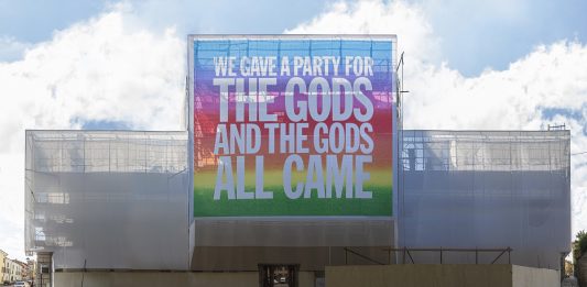 Apalazzogallery in mostra con un’opera monumentale di John Giorno