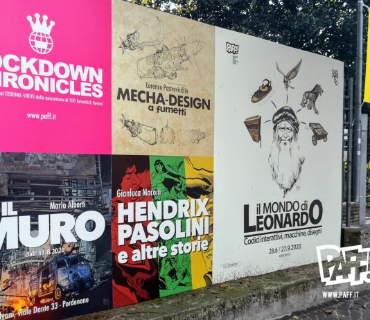 Da Leonardo a Milo Manara: l’autunno 2020 al PAFF! di Pordenone