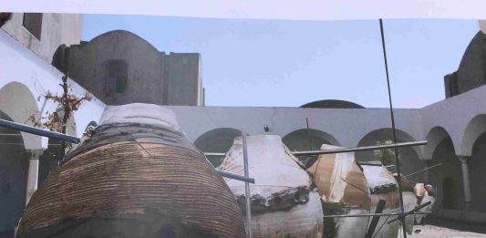 Antonio Ievolella Fons vitae alla Certosa di San Giacomo a Capri