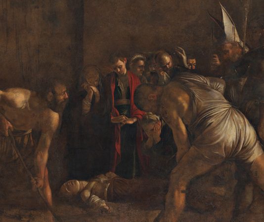 Caravaggio è contemporaneo, al MART Caravaggio (Milano, 1571 - Porto Ercole, GR, 1610). Seppellimento di Santa Lucia, 1608 ca