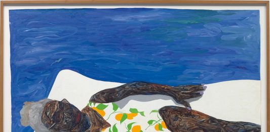 Black Lives Matter. Ma a che punto siamo con il mercato dell’arte? Amoako Boafo, The Lemon Bathing Suit (2019)