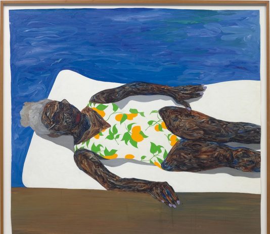 Black Lives Matter. Ma a che punto siamo con il mercato dell’arte? Amoako Boafo, The Lemon Bathing Suit (2019)