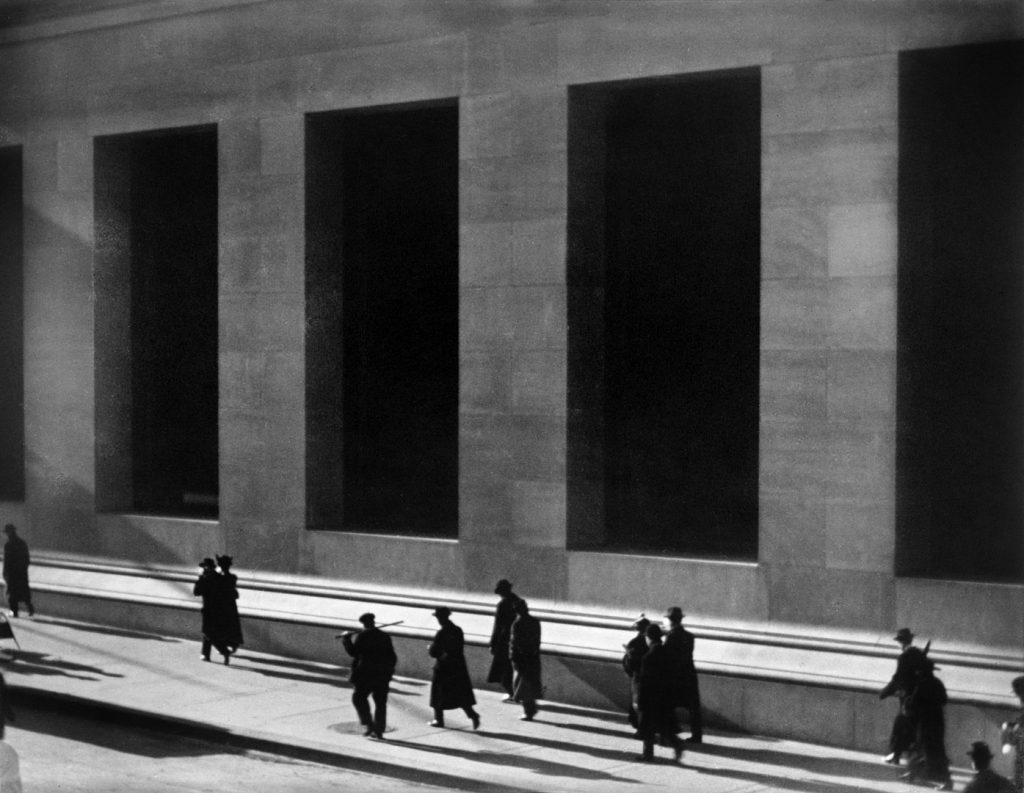 Paul Strand, Wall Street, New York City, 1915