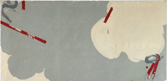 Thinking Italian Milan, i risultati dell’asta di Christie’s Mario Schifano, Paesaggio anemico I, 1964. Christie’s, Thinking Italian Milan