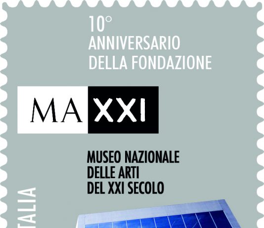 Dieci anni di MAXXI e molti di più, in un francobollo da collezione
