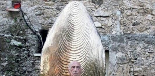 L’amore di Gillo Dorfles per la sua Paestum, in una mostra Gillo Dorfles in occasione della mostra di Arnaldo Pomodoro sulle mura di Paestum