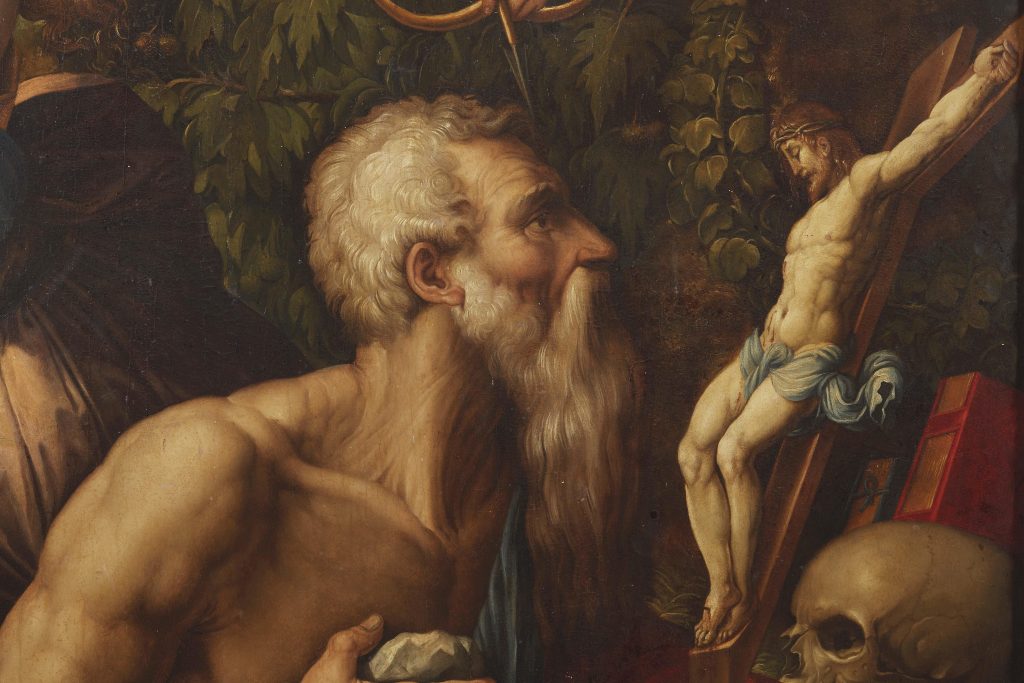 Giorgio Vasari, Le tentazioni di San Girolamo, dettaglio. Pandolfini Casa d'Aste